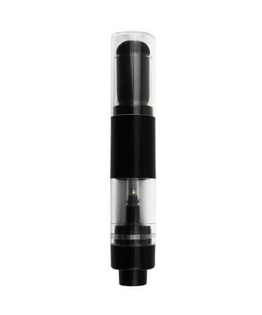 2-in-1 Retractable Makeup Brush with Refillable Loose Powder Bottle Manual Press Automatic Makeup Brushes for Highlight Contour Blush Powder Refillable Powder Brush