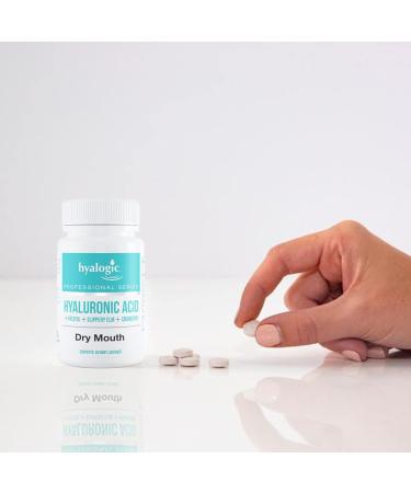 Hyalogic Oral Care Dry Mouth Mints - Sugar-Free Vegan Lozenges with Hyaluronic Acid & Xylitol - Natural Mint Breath Freshener (60 ct - Buy Online on GoSupps.com
