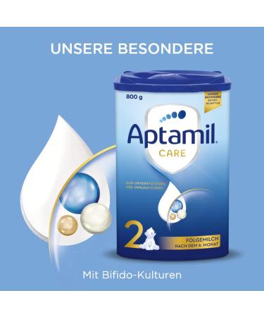 Aptamil Care 2 Follow-On Milk 800g | Omega 3 & 6 DHA & ARA | Palm Oil-Free Baby Food | International Shipping - Buy Online on GoSupps.com