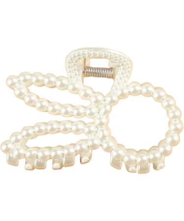 New 2025 1/3Pcs Luxury Trendy Big Pearls Acrylic Hair Claw Clips Round Pearl Makeup Hair Styling Barrettes For Women Hair Accessories Jewelry Fashion Accessories Creative Gift - Buy Online on GoSupps.com