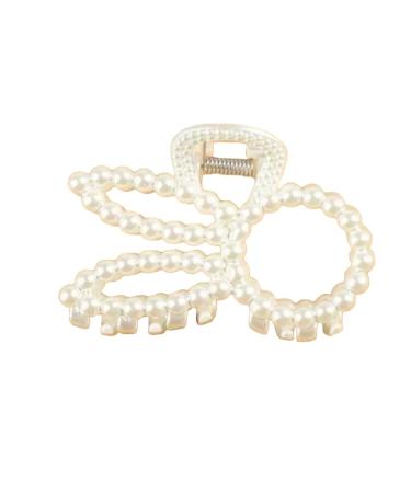 New 2025 1/3Pcs Luxury Trendy Big Pearls Acrylic Hair Claw Clips Round Pearl Makeup Hair Styling Barrettes For Women Hair Accessories Jewelry Fashion Accessories Creative Gift