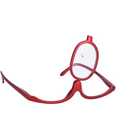 Magnifying Makeup Glasses for Precision Eye Makeup | Single Lens Rotating Tool - Women's Essential (Red 100) - Buy Online on GoSupps.com