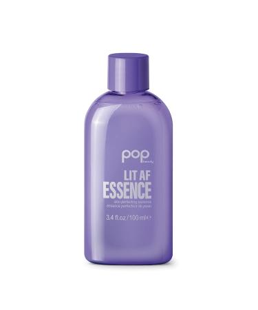 POPBEAUTY Lit AF Essence | Botanical Gel Essence | Replenish Hydration And Brighten Skin With Niacinamide And Peptides | 3.4 Fl Oz