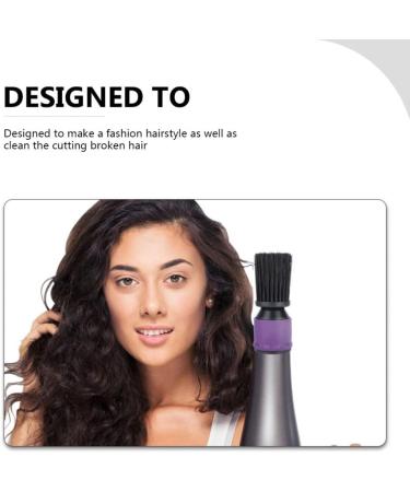 FOMIYES Cleaning Brush Barber Hair Dryer Brush Professional Blow Dryer Cleaning Accessories Wedding Hats for Women Soft Neck Cleaning Duster Purple Cleaning Sweep Broken Hair Abs - Buy Online on GoSupps.com