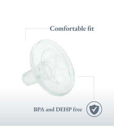 CustomFit 21mm Breast Pump Flange Spare Parts - 2 Count Areola Stimulator, BPA-Free, DEHP-Free - Buy Online on GoSupps.com