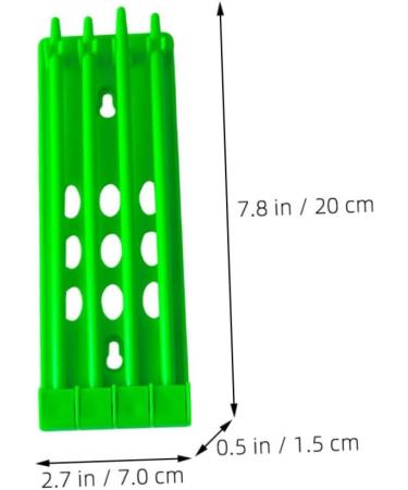 Mipcase 12 Pcs Pigeon Ring Stand Where Pigeon Ring Rack Pigeon Ring Frame Chick Plastic Bird Supplies 20.00X7.00X1.50CMx3pcs As Shownx3pcs - Buy Online on GoSupps.com