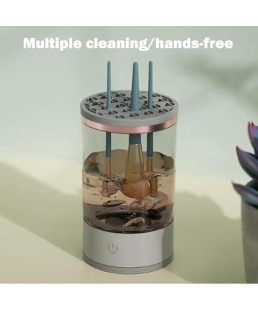 Rheross Makeup Brush Cleaner Rechargeable Lazy Electric Cleaning Brushes Automatic Brush Scrubber Quick Dry Tool Easy to Use - Buy Online on GoSupps.com