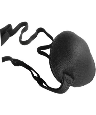 FOMIYES 2pcs Lazy Eye Patch Blindfolds for Adults Single Eye Cover Eye Patches for Adults Eyepatch Black - Buy Online on GoSupps.com