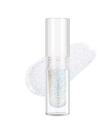 YMH BEAUTE Liquid Glitter Eyeshadow - Transparent Flashing Colorful Sequins 01 - Buy Online on GoSupps.com