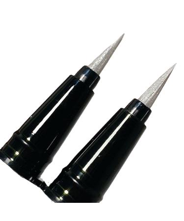 VINMEN Liquid Glitter Eyeliner - Metallic Shimmer Eyeshadow in Silver | Waterproof Long-Lasting Formula - Buy Online on GoSupps.com