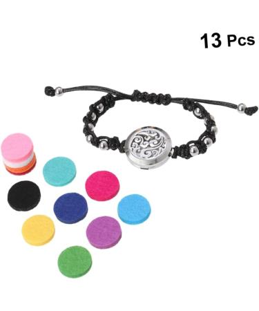 VALICLUD 3pcs Aromatherapy Bangle Diffuser Set | Essential Oil Bracelet & Perfume Locket for Stress Relief - Buy Online on GoSupps.com