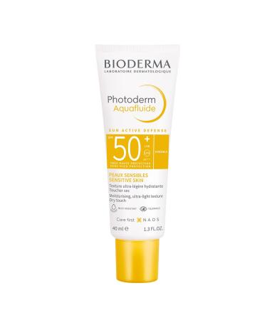 Bioderma Photoderm Aquafluide SPF 50+ Daily Face Sunscreen for Sensitive Skin 40ml