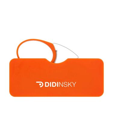 Didinsky - reading glasses for women and men |Compact light edgeless |Ideal for trips read product labels |Unisex comfortable |With adhesive strips for fastening - Orsay orange 1.5 x - Buy Online on GoSupps.com