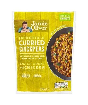 Jamie Oliver Curried Chickpeas 250g (Pack of 4)