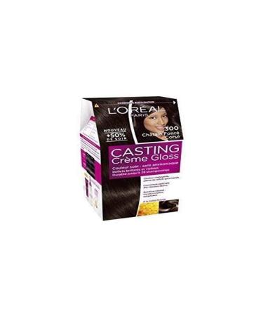 L'Oréal Paris Casting Crème Gloss Tone-on-Tone Hair Color - Ammonia Free - Dark Chestnut (300)