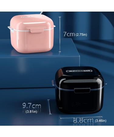 Lmoikesz Tooth Protection Case | Reusable False Teeth Storage Box | Washable Tooth Organizer | Black - Buy Online on GoSupps.com