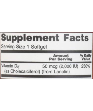 Now Foods Vitamin D-3 2000 IU 240 Softgels | Essential Sunshine Supplement - Buy Online on GoSupps.com