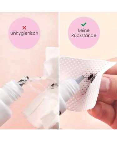 Aura Monaco Eyelash Glue Cleaning Cloths - 200 Hygienic Wipes for Lash Extensions & Adhesive Disposal - Best Eyelash Glue Pads & Towels - Buy Online on GoSupps.com