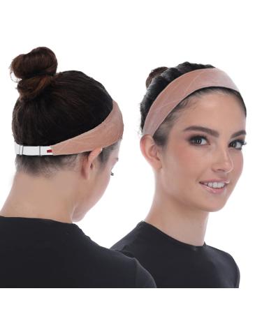 Madison Headwear Wig Grip Headbands For Women- Adjustable To Custom Fit Your Head - Velvet Comfort - Wig Bands No Slip Breathable Lightweight Material For All Day Wear! Keep Wig Comfortably Secured Beige - Buy Online on GoSupps.com