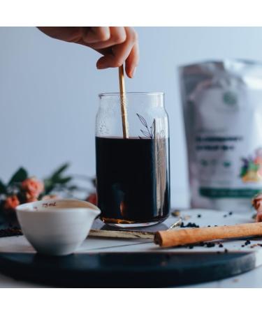 Elanen Naturals Organic Elderberry Syrup Kit, Makes up to 24 oz, Includes Natural Cotton Brew Bag, USDA Certified Organic Dried Elderberries and Immune Support Herbs, Bulk Kit, 4 oz. (113g) - Buy Online on GoSupps.com