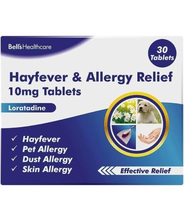 4 Months Supply Bells Healthcare Loratadine Hayfever Allergy Tablets 120 Tablets