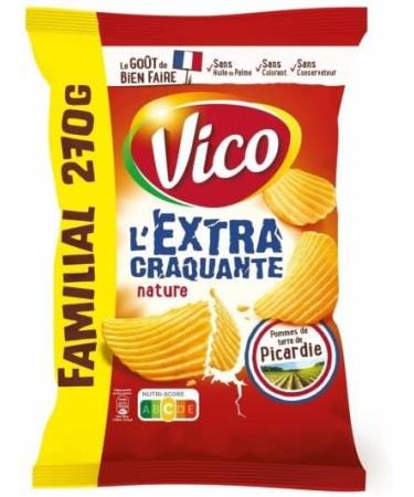 VICO - Extra Crispy Plain Chips 270G - Pack of 4 - Buy Online on GoSupps.com