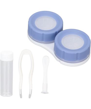 Shop Verdant Touch Mini Contact Lens Container Kit - Portable Purple & Multicolored Plastic Lens Holder for Daily Use Soaking & Retention - Perfect for Travel & Eye Care - Buy Online on GoSupps.com