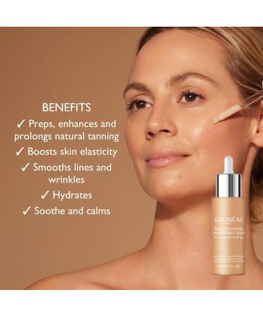 Gatineau - Tan Accelerating Lotion Lumipep Face Serum & Hydra Aura Water Cream Enhance Natural Tanning for Face and Body Hydrating Trio Accelerating & Hydration Trio - Buy Online on GoSupps.com