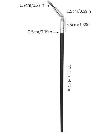 Angled Eyelash Brush 120 Degree Angled Eyelash Definer Fan Brush - Eyeliner Detail Brush Makeup Brush Lash Wand Brush Fan for Natural Lifted Effects and Enhance Lower Lashes R-b - Buy Online on GoSupps.com