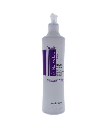 Fanola No Yellow Mask 11.8 oz - Anti Brass Purple Hair Toner - For Blonde, Silver, Gray Hair - Removes Yellow Tones - Unscented (11.83 Fl Oz) - Buy Online on GoSupps.com