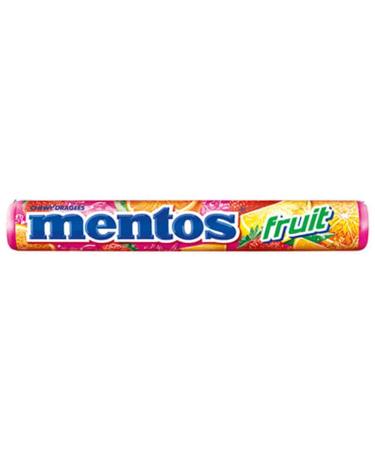 Mentos Rolls - Chewy Dragees Sweets (Fruit 10 Pack) Tasty And Twisty Treat Gift Hamper For Birthday Christmas Sold By Kidzbuzz