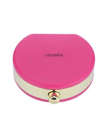 Mini Contact Lens Cases Travel Contact Lens Case Box Holder Eye Care Lens Case Set with Mirror (Color: Rose Pink)