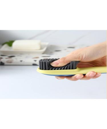 Household Laundry Scrub Brush Brush Soft Bristle Brush for Clothes Shoes Sneaker Portable Soft Plastic Cleaning Washing Brush with Comfortable Grip(2 pcs) - Buy Online on GoSupps.com