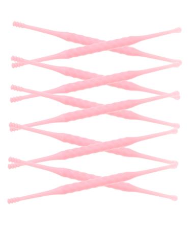 COLLBATH 12pcs Disposable Plastic Ear Wax Remover Cleaning Tool Safe Picker for Cleaning Random Colors