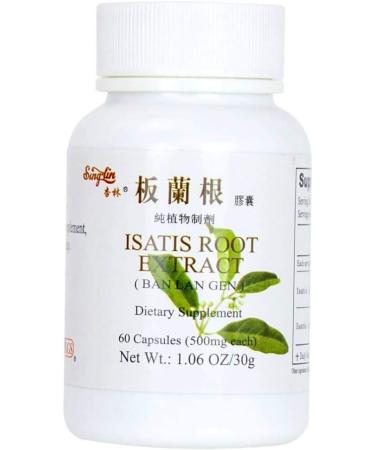 Isatis Root Extract 500mg - Maximum Strength 60 Capsules - Buy Online on GoSupps.com