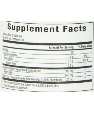 Natural Factors ApplePectinRich Super Strength - 90 vegicaps - Buy Online on GoSupps.com