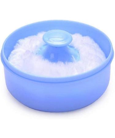 Dorime New High Quality Baby Soft Face Body Cosmetic Powder Puff Talc Sponge Box Case Container Random Color Wholesale- - Buy Online on GoSupps.com