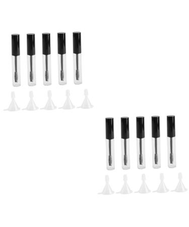 Healvian 10 Pcs Empty Eyelash Tube Mascara Tube Empty Eyelash Cream Bottle Empty Eyelash Bottle