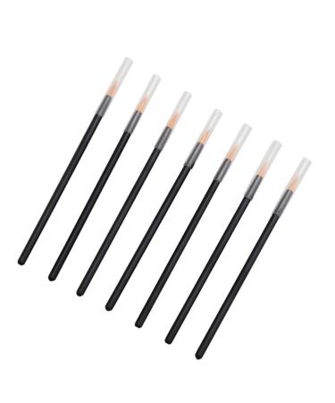 FOMIYES 50pcs Disposable Eyeliner Brush Makeup Gel Eyeliner Brush Disposable Makeup Brush Eyeliner Wands Disposable Eyeliner Brush Applicator Miss Smudge Stick Black Make up