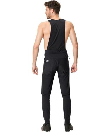 VAUDE Men's Kuro Warm Hybrid Bib Tights | Insulating Cycling Shorts with Seat Pad | L Black - International Shipping Available - Buy Online on GoSupps.com