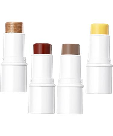 FOMIYES 3 Sets Contour Stick Highlighter Balm Cream Face Counter Neopentyl Di(ethylhexanoate) Ester - Buy Online on GoSupps.com