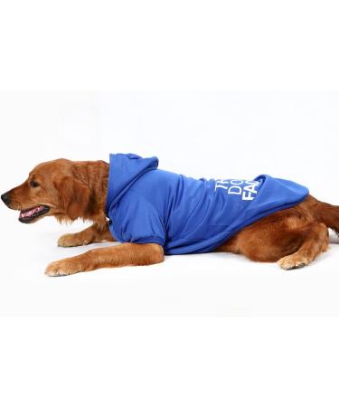 Soft & Breathable Blue Dog Hoodie for Small Dogs - Comfortable Fashion Sweatshirt for Small, Medium, and Large Breeds - Buy Online on GoSupps.com