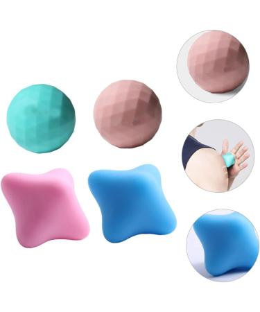 CLISPEED 4pcs Massage Roller Set - Deep Tissue Foam Ball & Fascia Foot Massager for Fitness - International Shipping Available - Buy Online on GoSupps.com