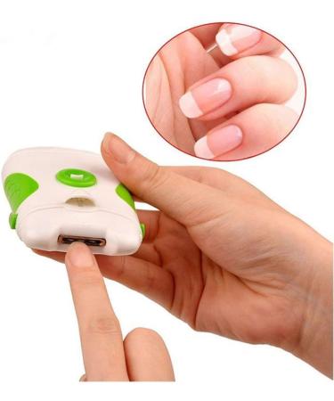 Electric Nail Trimmer and File 2 in 1 Electric Nail Trimmer & File Safety Fingernail Toenail Nail Clippers Professional Manicure Pedicure Tool Effortlessly Electric Nail Clippers for Men Women - Buy Online on GoSupps.com
