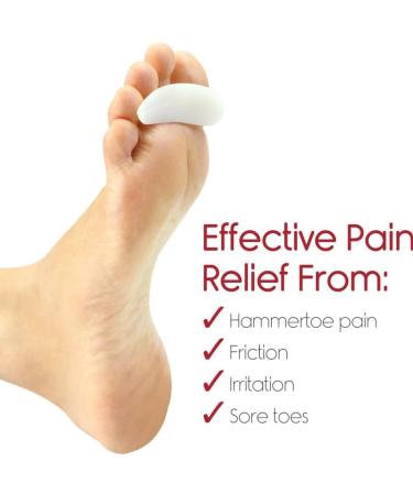Zhjuju Toe Corrector Pads 2 Pair Gel Pads for Straightening Toes Hammer Toes Corrector Gel Pads and Straighteners for Male - Buy Online on GoSupps.com