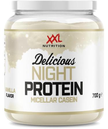  XXL Nutrition XXL Nutrition - Delicious Night Protein - Caseine BCAA - Vanille - 700 Grammes - Buy Online on GoSupps.com