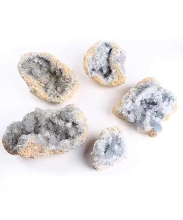 1pc 2100g-3550g Natural Crystal Quartz Blue Cluster Hole Stone for Suitable for Home HOMEZHOU (Color : 1pc 2950g-3150g)