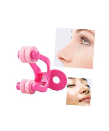 POPETPOP Double-effect Nose Slimmer Device Beauty Clip Silicone Nose Lifter Reindeer Headband Nose Bridge Slimming Nose Clip Hair Double Bun Straight Clip Pink Shaping