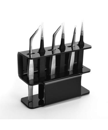 Lurrose Acrylic Eyelash Extension Tweezer Display Stand - Durable Storage Rack for Women & Girls - Buy Online on GoSupps.com