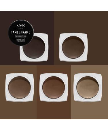 NYX Professional Makeup Tame & Frame Brow Pomade - Waterproof Eyebrow Pomade in Brunette 03 2 Pack 5G - Perfect for All Skin & Hair Colors - Buy Online on GoSupps.com